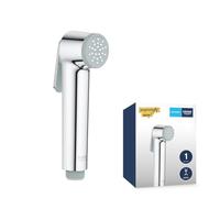 GROHE Vitalio, ducha higiénica (cabezal de 1 chorro, con pulsador, acabado duradero, fácil de limpiar), cromo, 26351000