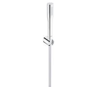 GROHE Vitalio Get Trend- Set de ducha (teleducha de stick con 1 chorro, soportes de pared metal flexo 1,5m, menor consumo agua, instalación QuickGlue), cromo, 27459000