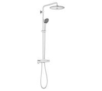 GROHE Conjunto de ducha a pared Vitalio Joy 260 con termostato, rociador efecto lluvia cromo 26403001