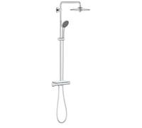 Grohe Vitalio Joy conjunto de ducha a pared con termostato con rociador con efecto lluvia cromo 26403001