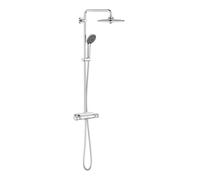 Grohe Vitalio Joy - Conjunto de ducha 260 con termostato mural y estante, cromo 26403002