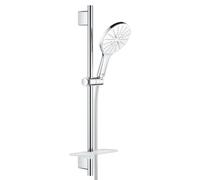 Grohe Vitalio SmartActive - Conjunto de cabezal de ducha, 3 chorros, barra y manguera, cromo 26598000