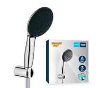 GROHE Conjunto de ducha a pared Vitalio Start 26769001 – Alcachofa 3 chorros, manguera 1750 mm, cromo