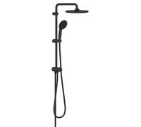 GROHE Sistema de ducha Vitalio Start – Rociador 25 cm, 2 chorros – Negro mate 266802431