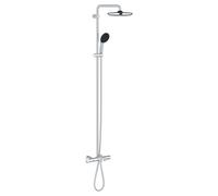 Grohe Vitalio Start - Conjunto de ducha con termostato de bañera, diámetro 25 cm, 2 chorros, cromo 26988001