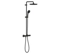 Grohe Vitalio Start - Conjunto de ducha con termostato, diámetro 25 cm, 2 chorros, negro mate 266772431