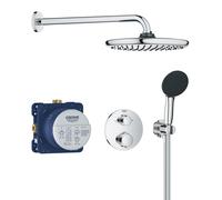 Grohe Vitalio Start conjunto de ducha empotrado con termostato con rociador con efecto lluvia cromo 34883000