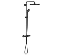 Grohe Vitalio System 310 sistema de ducha con mezclador termostático, 264002431, Color: Negro mate