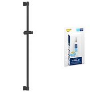 GROHE Vitalio Universal QuickFix - Barra de ducha 90cm con soportes de pared ajustables + QuickGlue S, elemento deslizante (con tornillos y tacos, fácil de colocar) 269612431