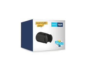 GROHE Vitalio Universal Soporte de ducha QuickFix (Superficie duradera, no ajustable), Negro mate 279582430