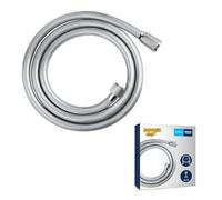 GROHE Vitalioflex Comfort - Manguera de ducha (1.5m, resistente al calor, sistema anti-torsión, conexión universal, instalación QuickFix), cromo, 28743002