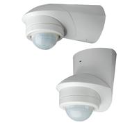 GROTHE 94531: Sensor de movimiento, ángulo de detección de 240°, color blanco. Tipo de contacto: conmutador