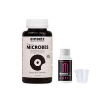 GROWMANIA Fertilizante Microbes de BioBizz 150 gr | Abono Estimulador a base de Microorganismos, Hongos y Enzimas | Ideal Floración
