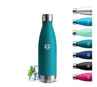 Grsta Botella Agua Acero Inoxidable, 500ml Botella Termica, A Prueba de Fugas, Cantimplora Acero Inoxidable, Aislamiento al Vacío, Botella sin Bpa, Termo para la Escuela, Cafetería, Oficina, Viajar