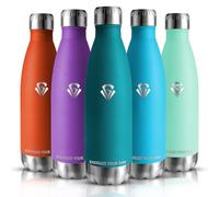 Grsta Botella Agua Acero Inoxidable, Botella Termica 750ml, Botella Gimnasio sin BPA, Botella de Agua Deportiva, Cantimplora Termica 0.75l para Niños & Adultos, Gym, Escuela, Oficina, Yoga