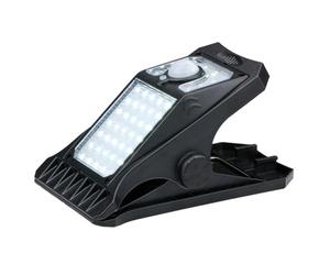 GRUNDIG - Lámpara solar para exteriores con sensor de movimiento (3 modos de luz diferente, duración de la batería, 6-8 horas
