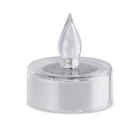 GRUNDIG Velas de té LED (2 unidades, luz blanca cálida, 5 x 5,5 cm), color blanco