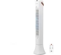 Grunkel Ventilador de Torre TF-DSG GR 50W 3 velocidades ultrasilencioso mando a distancia Blanco