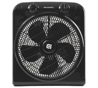 Grunkel Ventilador de Suelo 50W 3 Velocidades con Temporizador y Función Oscilación, Negro