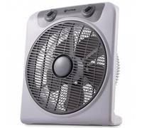 Grunkel Ventilador de Suelo 50W 3 Velocidades Temporizador 60 Minutos con Oscilación Gris