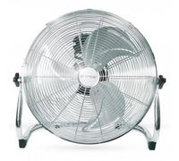 Grunkel Ventilador de suelo industrial MET-H16 90W 3 velocidades 40cm Negro