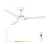 Grunkel Ventilador de techo SKYEASY47 119 cm 3 aspas Luz LED Mando a distancia 6 velocidades