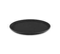 Grunwerg Bandeja Super Plastic Engomada, Redonda, Antideslizante, Diámetro 40cm, Negra