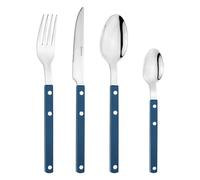 Grunwerg Bistro Juego Cubiertos 16 Piezas Acero Inox 18/0 Azul
