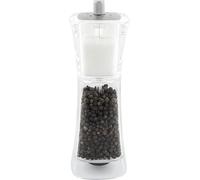 Grunwerg Gmill Molinillo Acrílico Combinado Para Pimienta, Molinillo de Cerámica Ajustable Para Pimienta y Salero, 18cm