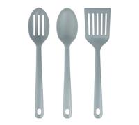 Grunwerg Greenworks Set Utensilios Cocina PET Reciclado 3 Piezas Gris