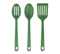 Grunwerg Greenworks Set Utensilios Cocina PET Reciclado 3 Piezas Verde