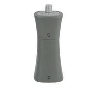 Grunwerg Salero y Pimentero 2 en 1, Plástico, Gris, 14cm
