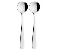 Grunwerg Windsor Carded, Juego de 2 Cucharas para Huevos, 18/0 Acero Inoxidable