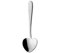 Grunwerg Windsor Carded, Juego de Cucharillas en Forma de Corazón, 18/0 Acero Inoxidable