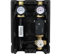 Grupo de bombas EcoMix EN004 con termostato fijo de 25 a 55 °C, modelo EcoStar II 25/6