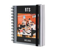 Grupo Erik Agenda 2022 2023 BTS - Agenda escolar 2022 2023 dia por página desde agosto de 2022 a junio de 2023 / Vuelta al cole material escolar - Agenda BTS 2022 2023 - Licencia oficial, AEEDPM2217