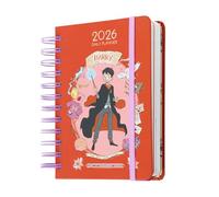 Grupo Erik Agenda 2026 Harry Potter Dia por Pagina - Agenda diaria Anual pequeña - Incluye Pegatinas, Marcapáginas e Ilustraciones (11,4x16 cm)