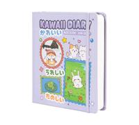 Grupo Erik Agenda escolar 2026 2027 dia por pagina Kawaii - Agenda Dia por Pagina para niña de Primaria e Instituto [Curso 26/27 ] Sin Anillas, Tapa dura, Pegatinas e Ilustraciones (14x16 cm)