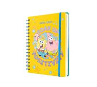 Grupo Erik Agenda escolar 2026 2027 Semana Vista Bob Esponja | Agenda Semana Vista A5, Niños Instituto, Curso 26/27, Con Anillas, Tapa dura, Pegatinas e Ilustraciones