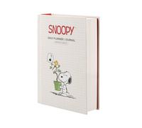 Grupo Erik Agenda sin fecha Snoopy pequeña - A6, agenda escolar 2026/2027, tapa dura y pegatinas