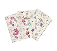 Erik Libretas A6 Alicia en el País de las Maravillas – Pack 3 cuadernos (tapas blandas, 64 págs)