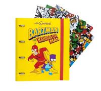 Erik Archivador 4 anillas Los Simpsons A4 - Carpeta A4 tapa dura, separadores y banda elástica