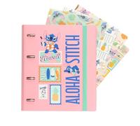 Erik Archivador 4 anillas Stitch A4 - Carpeta con separadores de tapa dura y banda elástica