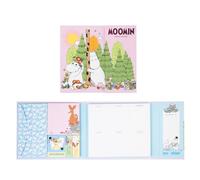Erik – Bloc notas adhesivas Moomin – 6 tamaños, planificador semanal, cierre magnético
