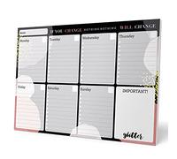 Grupo Erik Bloc planificador semanal A4 Glitter Gold Dreams - Organizador Planning escritorio - Material escolar y papelería