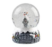 Grupo Erik Bola de Nieve Pesadilla Antes de Navidad | Bola de Cristal con Nieve con Figura de Zero, Regalos y Decoración Navidad Disney (8,5 x 10,8 x 8,5 cm)
