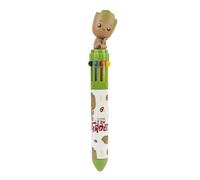 Grupo Erik Boligrafo Multicolor Marvel Groot - Boligrafo retráctil divertido : Para niños Infantil 10 colores en 1 │ Accesorios de papeleria Bonitos : Regalo cumpleaños