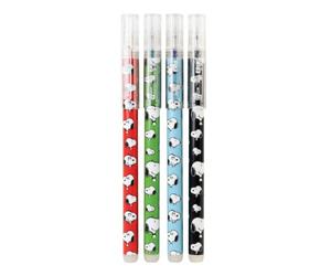 Grupo Erik Boligrafos Borrables Snoopy - Pack de 4 Boligrafos