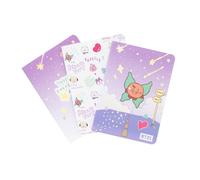 Erik Libretas A6 BT21 The Journey Shooky – Pack 3, 64 págs, tapas blandas (punteado/blancas/líneas)