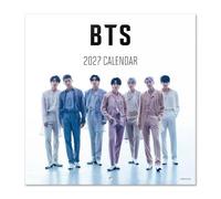 Grupo Erik BTS Calendario 2027 Pared - Almanaque 2027 30x30cm | Planificador Mensual, 12 Ilustraciones, Póster Incluido, Retractilado, En 6 Idiomas, BTS Merchandising Oficial